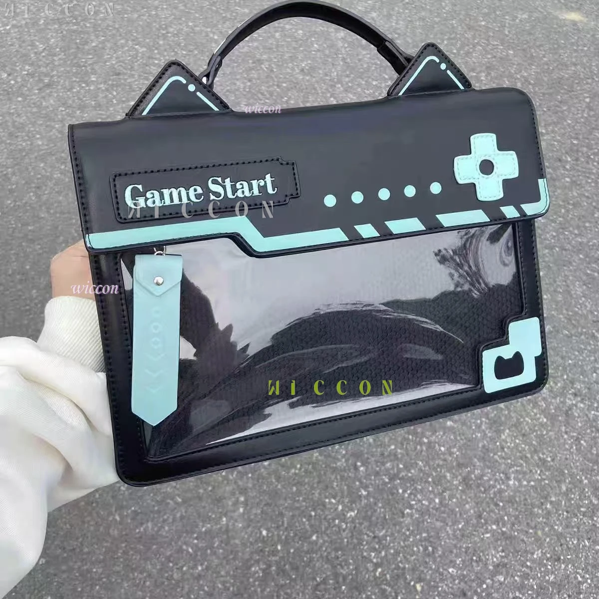 

Оригинальная стильная универсальная сумка через плечо для киберспорта, дорожная сумка во французском стиле, нишевая сумка-итабэг для коллекционных значков и экспонирования