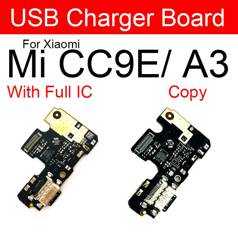 Usb Charging Jack Port Board For Xiaomi Mi 8 9 Pro 8 9 Lite 8 9 SE CC9 CC9E A3 Charger Plug Connector PCB Board Repair Parts