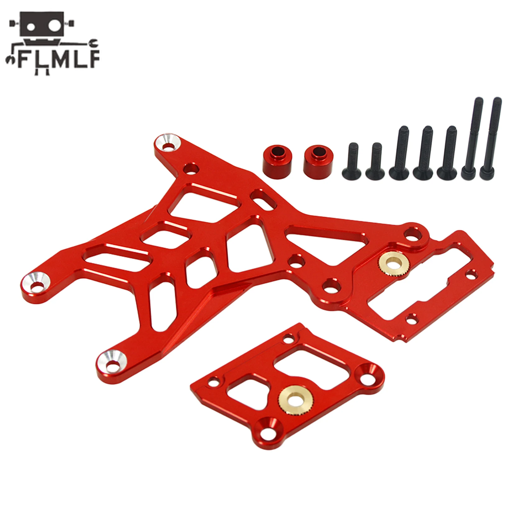 Rc 자동차 가스 CNC 알루미늄 두꺼운 전면 또는 후면 상단 연결 플레이트 키트, 1/5 HPI ROFUN ROVAN KM BAJA 5B 5T 5SC 트럭 부품용