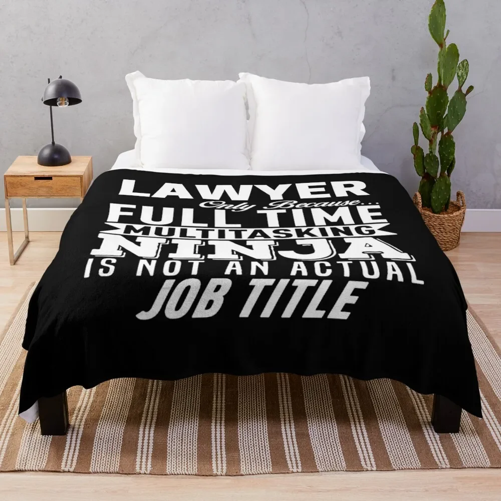 

Lawyer Throw Blanket Anti Shedding Soft Fuzzy Blanket for Home