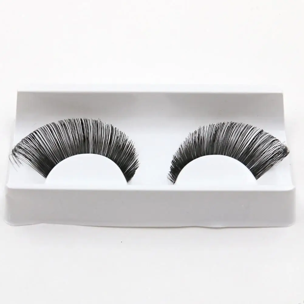 1Pair Black Makeup Eyes Lash New Exaggeration False Make Women Stage Christmas Eyelashes Beauty Up Party