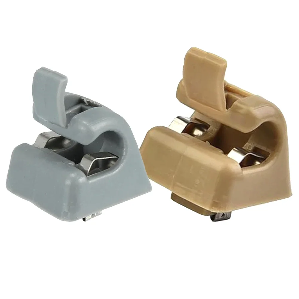 2Pcs Sun Visor Clips Holders Auto Interior Fastener For Vehicles W201 190 Class 1982-1993 ﻿For W123 1976-1985 ﻿For W124 E Class