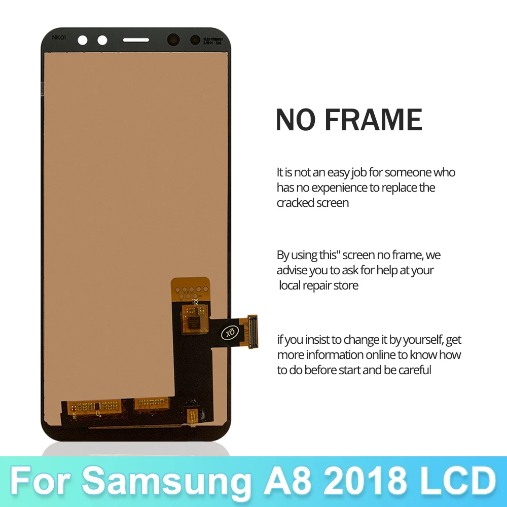 for Samsung Galaxy A8 2018 A530 LCD Display Touch Screen Digitizer Assembly For Samsung A8 2018 A530 A530F A530F/DS LCD Screen