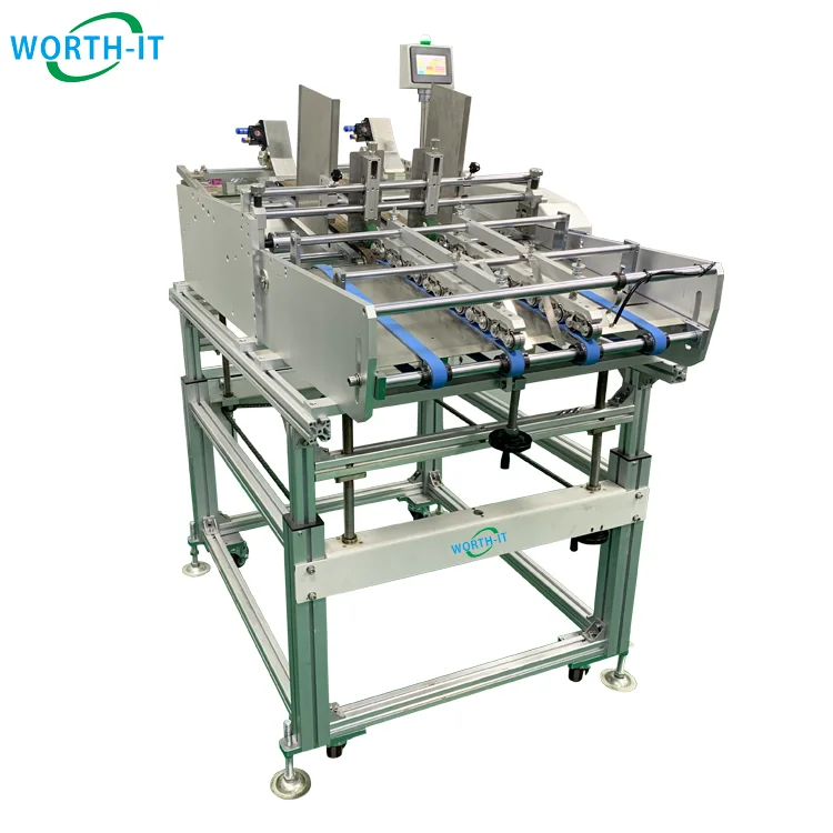 Automatic Batch Counting and Accumulating Solutions Friction Feeder Machine