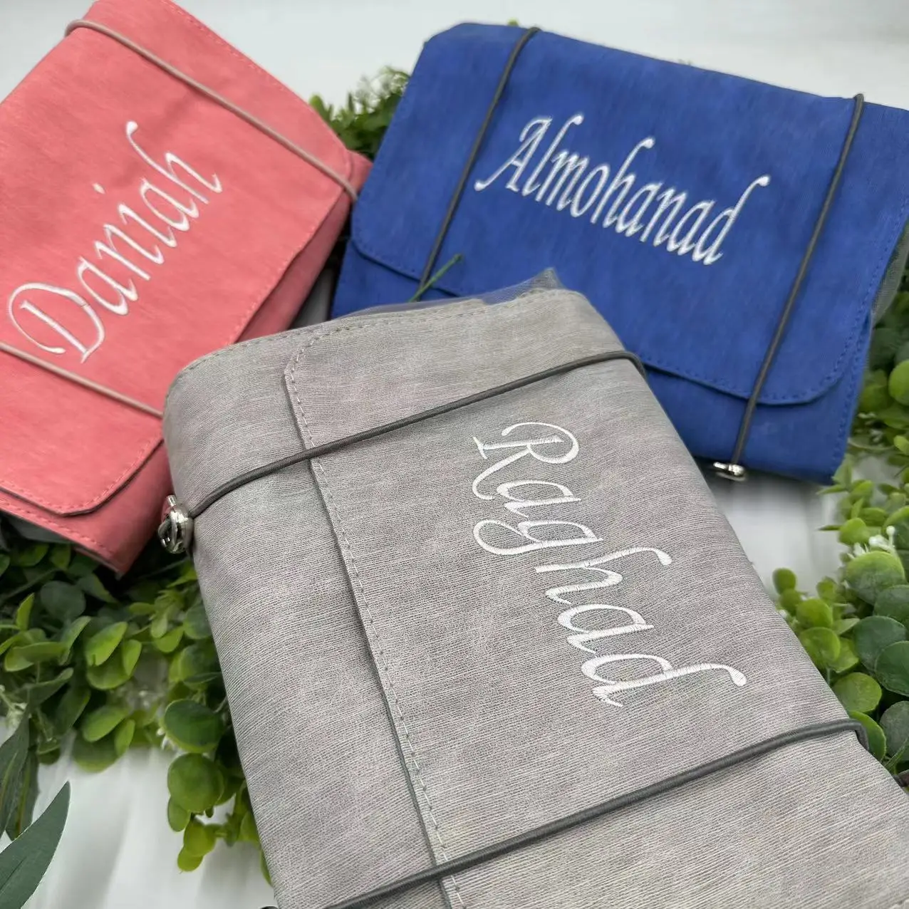 Customized Logo Detachable Makeup Bag Women Zipper Mesh Large Capacity Cosmetics Pouch Foldable Portable Travel Wash Storage Bag