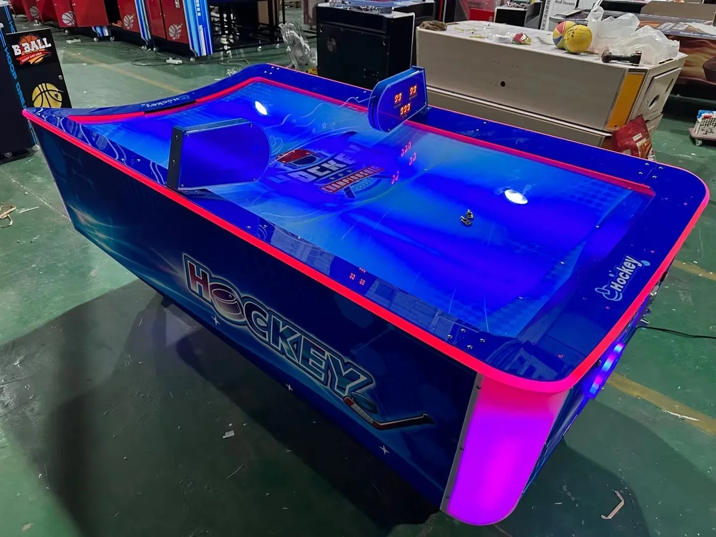 Coin Operated Amusement Arcade Simulator air Hockey Table Game Machine Indoor Simulator Redemption Ticket Game for Kids - view 2