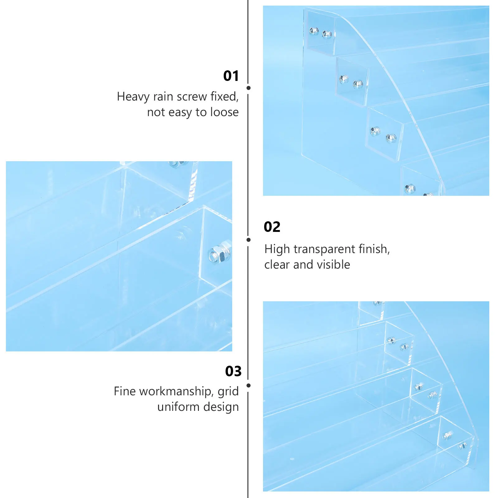

1 шт., держатель для хранения макияжа, прозрачная акриловая органайзерная стойка, подставка для губной помады, лака для ногтей, домашняя настольная красота