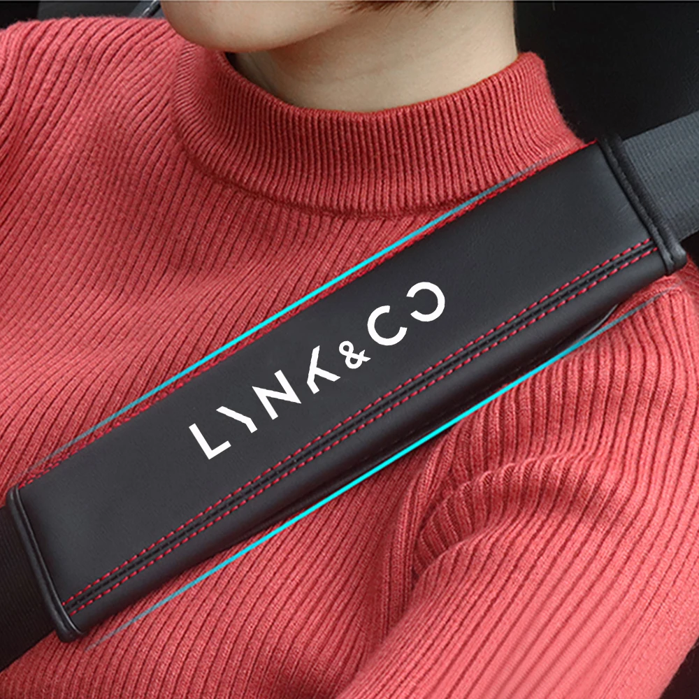 1Pcs Car Seat Belt Shoulder Protective Cover for Lynk & Co 05 01 02 03 06 Lynk&Co Safety Belt Protection Pads Cover