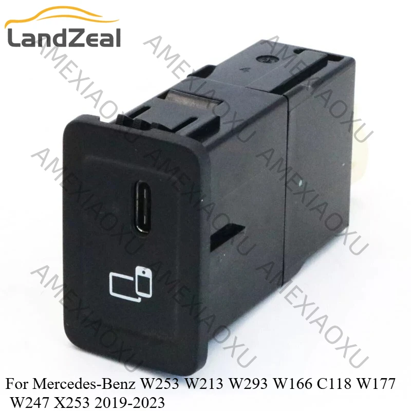 

A2478209000 Car USB Charging Port Module TYPE-C HUB Multimedia Unit for Mercedes-Benz W253 W213 W293 W166 C118 W177 W247 X253