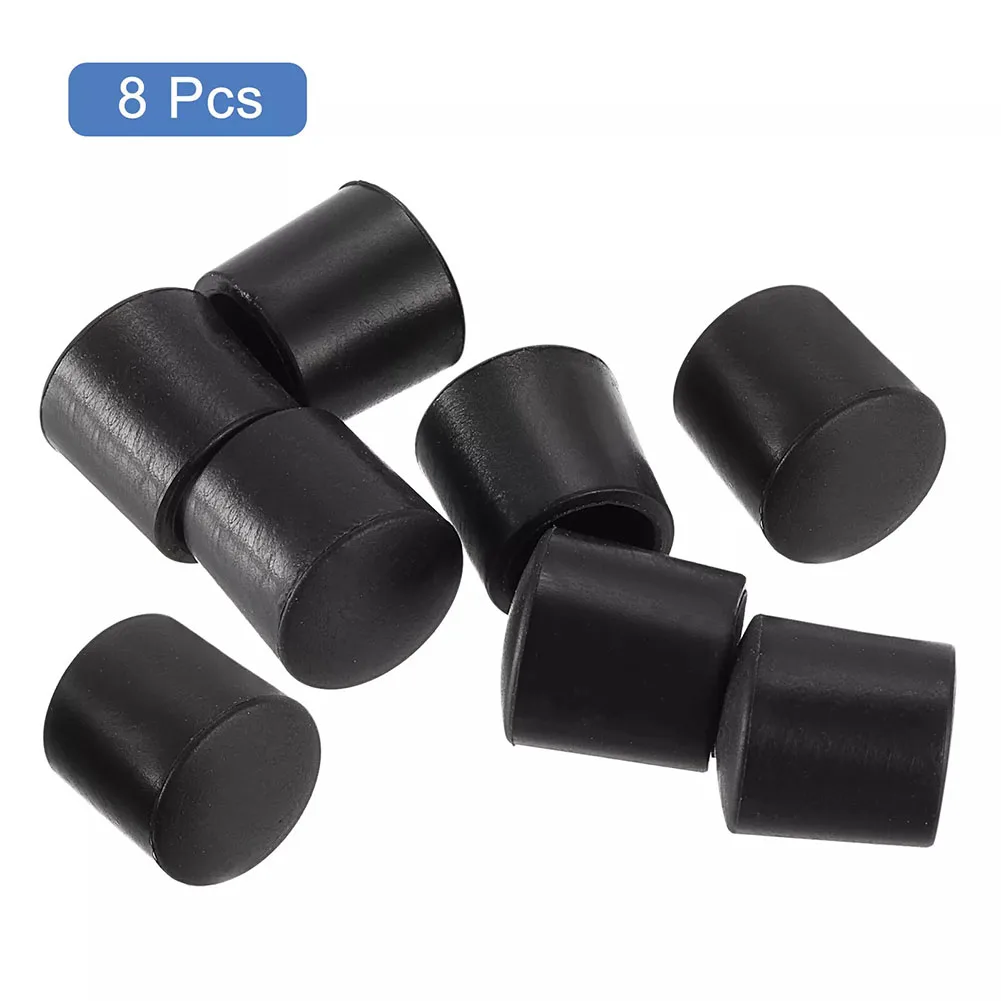 8Pcs Door Stopper Tips Door Stop Bumper Tips For Home Use Cushioning Durability Good Material Hassle-free Installation