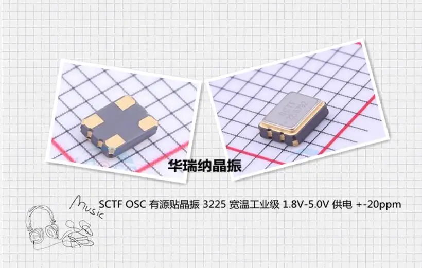 

20 шт./лот 22,5792 м 22,592 МГц OSC 3225 3,2x2,5 мм SCTF 5 В чипы Электронные новые