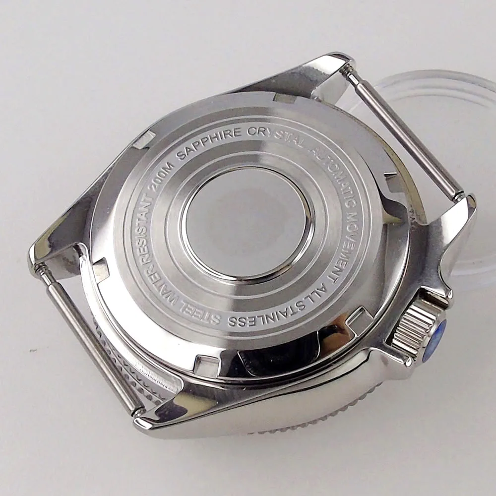 Tandorio-Montre existent en Verre Saphir pour Homme, Plongée à 200m, Mouvement NH35A, 120 Clics, Date, Bracelet Gaufré, Couronne Shoous, 37mm, 3.8