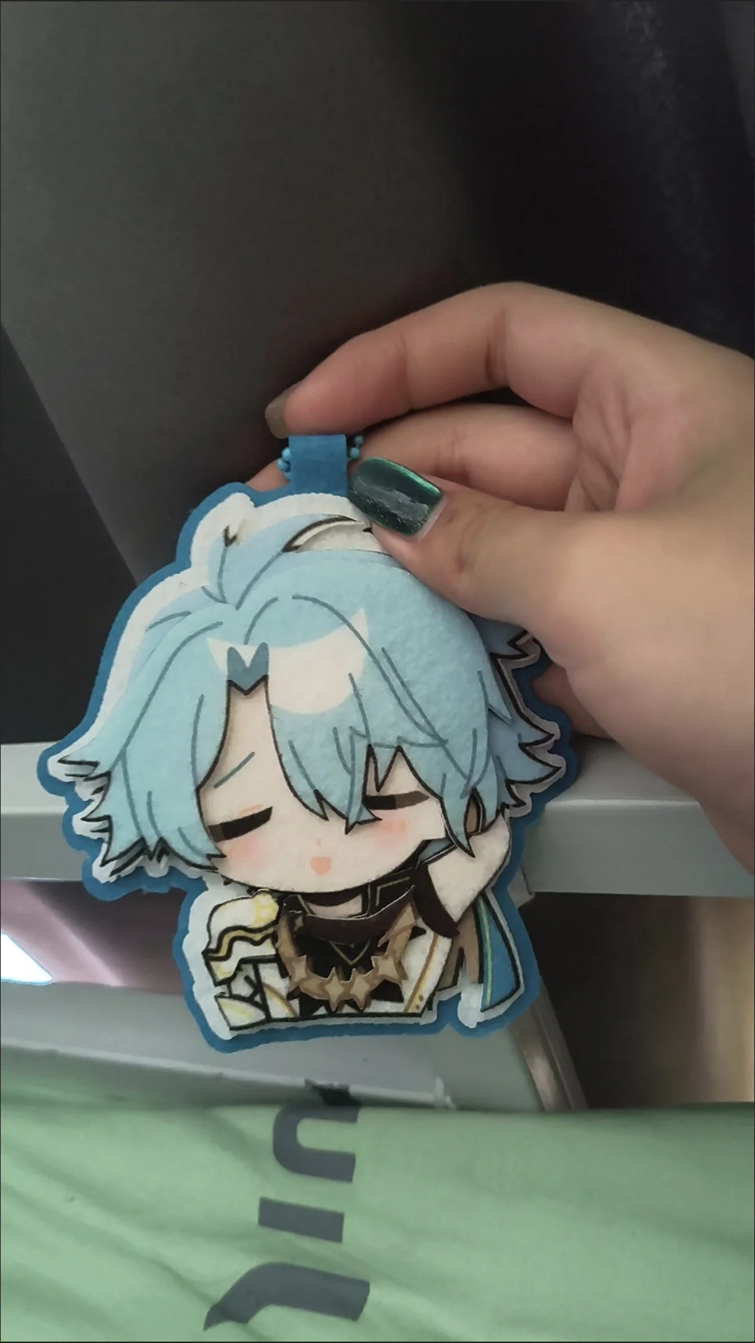 لعبة هونكاي: ستار السكك الحديدية غير المنسوجة التطريز المفاتيح الكرتون Phainon NeiKos496 قلادة كيرينغ حقيبة الملحقات هدية #4