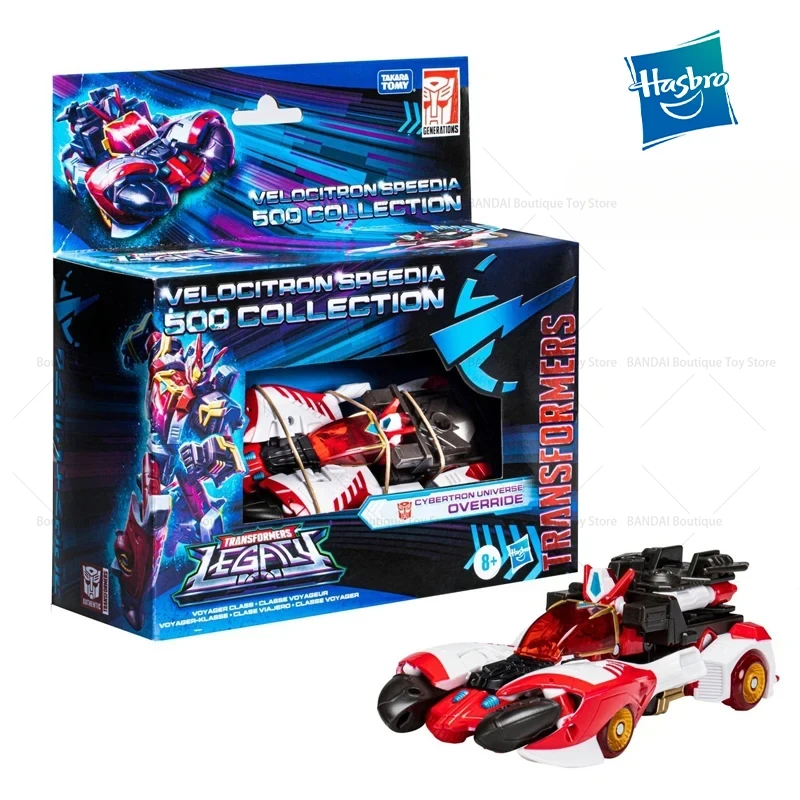 

Takara Tomy Transformed toys Legacy Velocitron Speedia 500 Collection Voyager Cybertron Universe Override Robot Action Figure