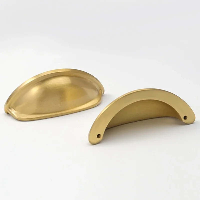 الأثاث العتيق أجهزة الأبواب درج خزانة المقابض الأوروبية للأثاث الصلبة النحاس مقبض كابينة المطبخ #3