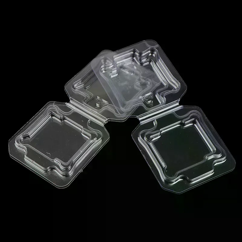 10pc CPU Box CPU Plastic Protective Case CPU Clamshell Tray Case Container