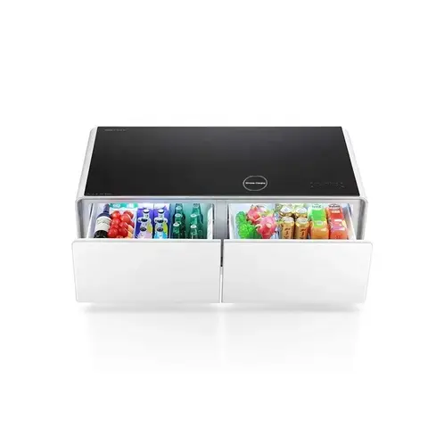 Latest Refrigerator Coffee Table Smart Coffee Table With Refrigerator Hifi Speaker And USB Charger