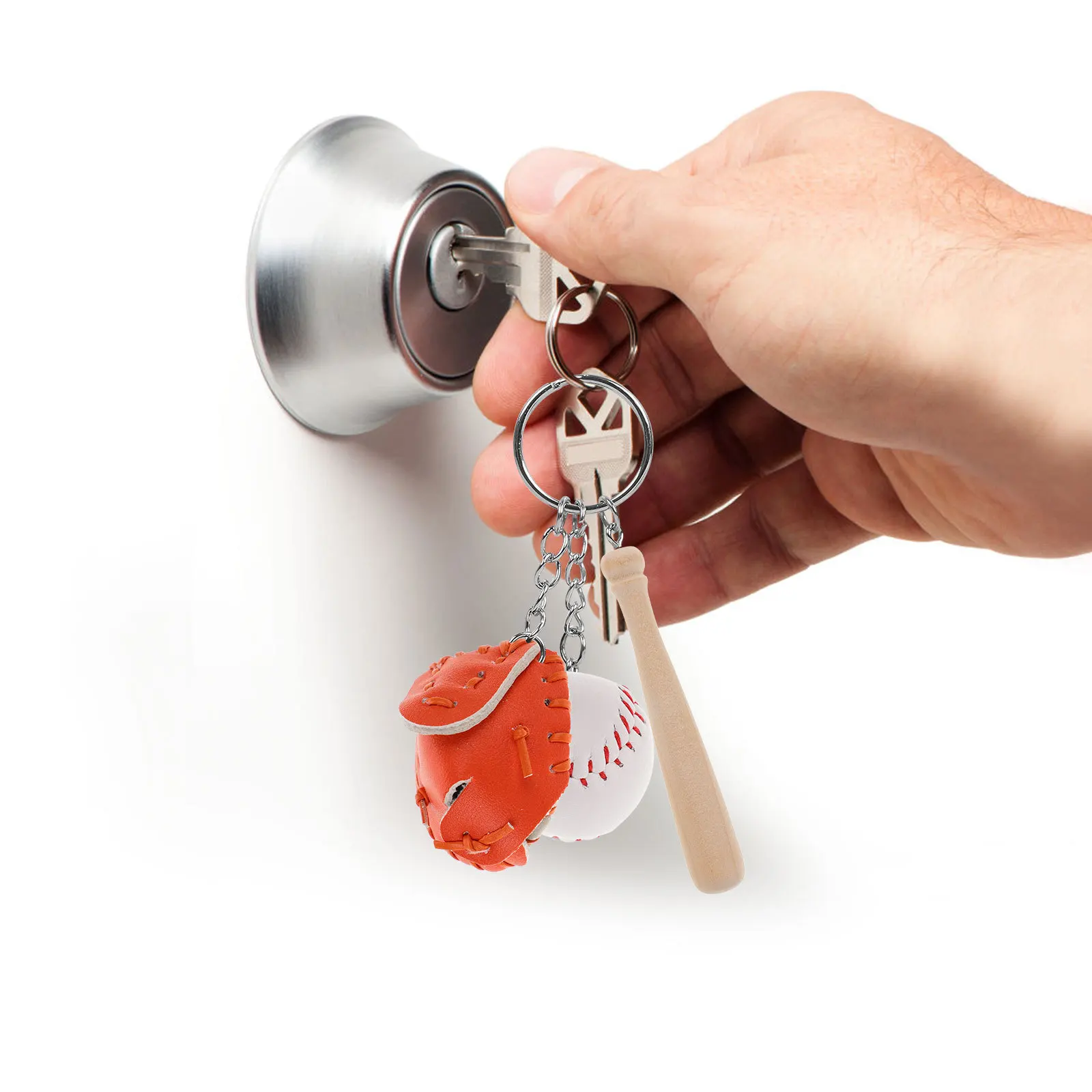 

2 set Miniature Baseball Set Realistic Simulation For Diy Dollhouse Decor Sports Miniatures Crafts Playset Birthday Decoration