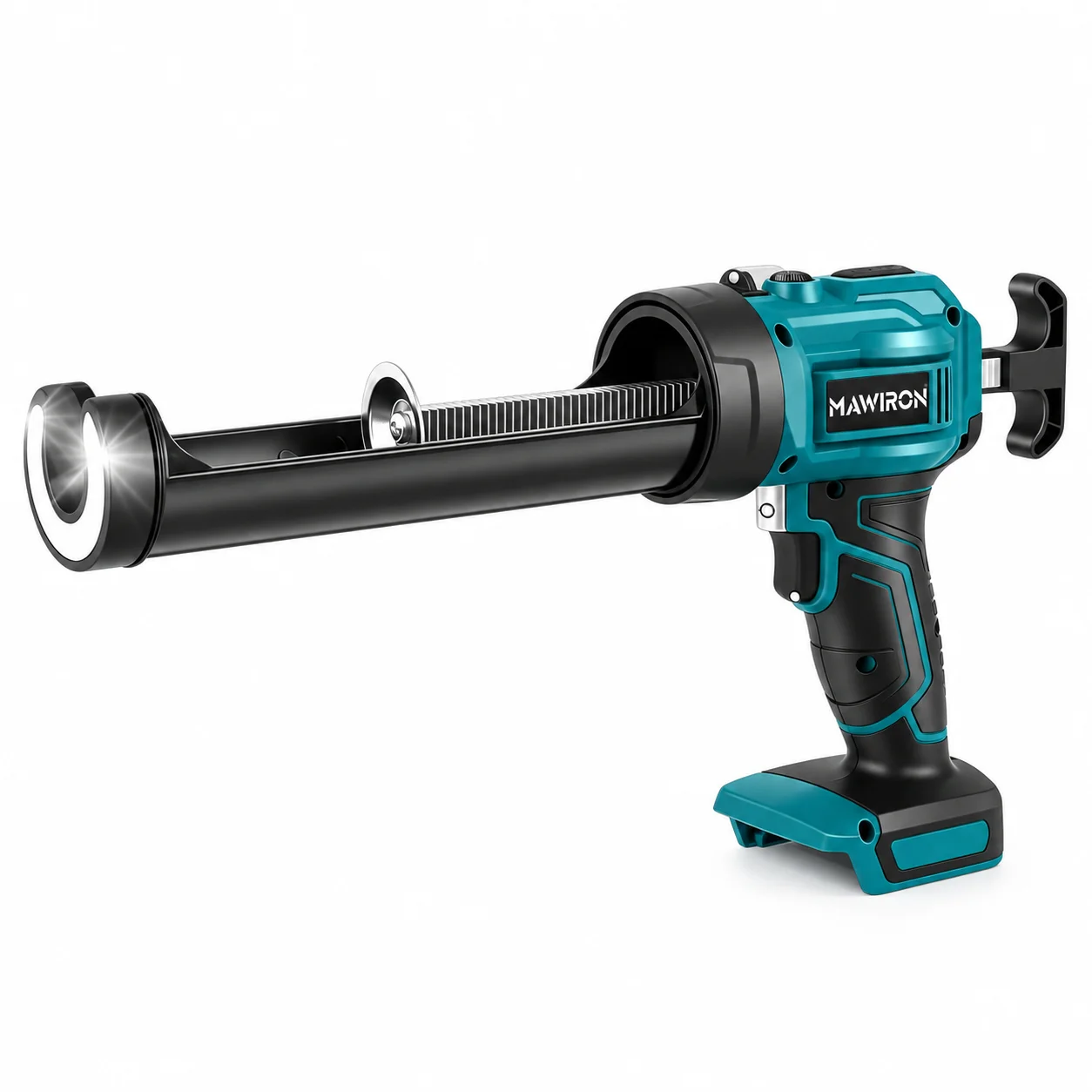 Kabellose elektrische Kartuschenpistole, kompatibel mit Makita 18V, 6 einstellbare Geschwindigkeiten, Dichtstoffspender, LCD-Display, Anti-Tropf-Klebstoffpistole für Silikon, Glaskleber, Bauabdichtung