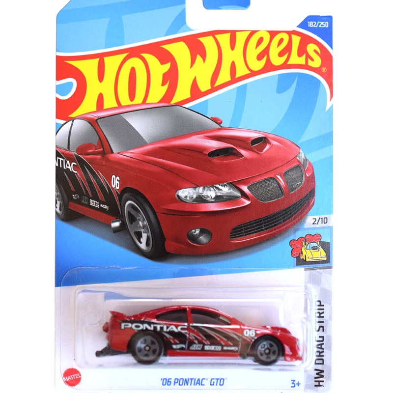 2022-182 Hot Wheels Cars 06 PONTIAC GTO 1/64 Metal Die-cast Model Collection Toy Vehicles