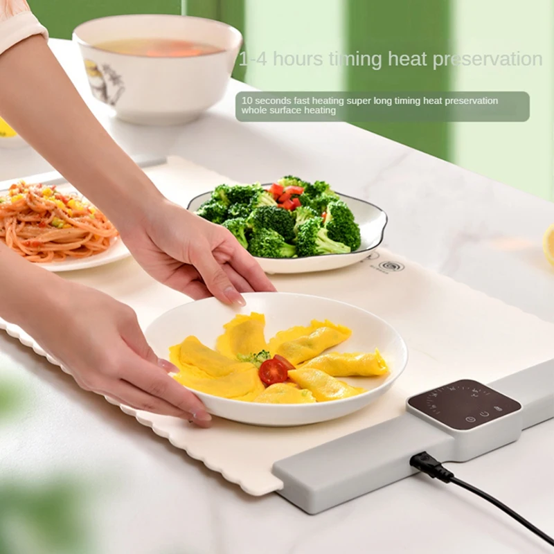 BMBY-Warming Dish Board Home Insulation Food Heating Constant Temperature Electric Folding Warming Food Artifact