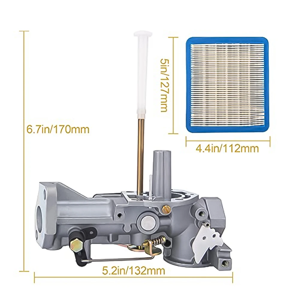 

Carburetor Kit For BR & STR Engines 498298 And 495951 Lawn Mower Or Generator Horsepower Carburetor Garden Power Tool Accessorie