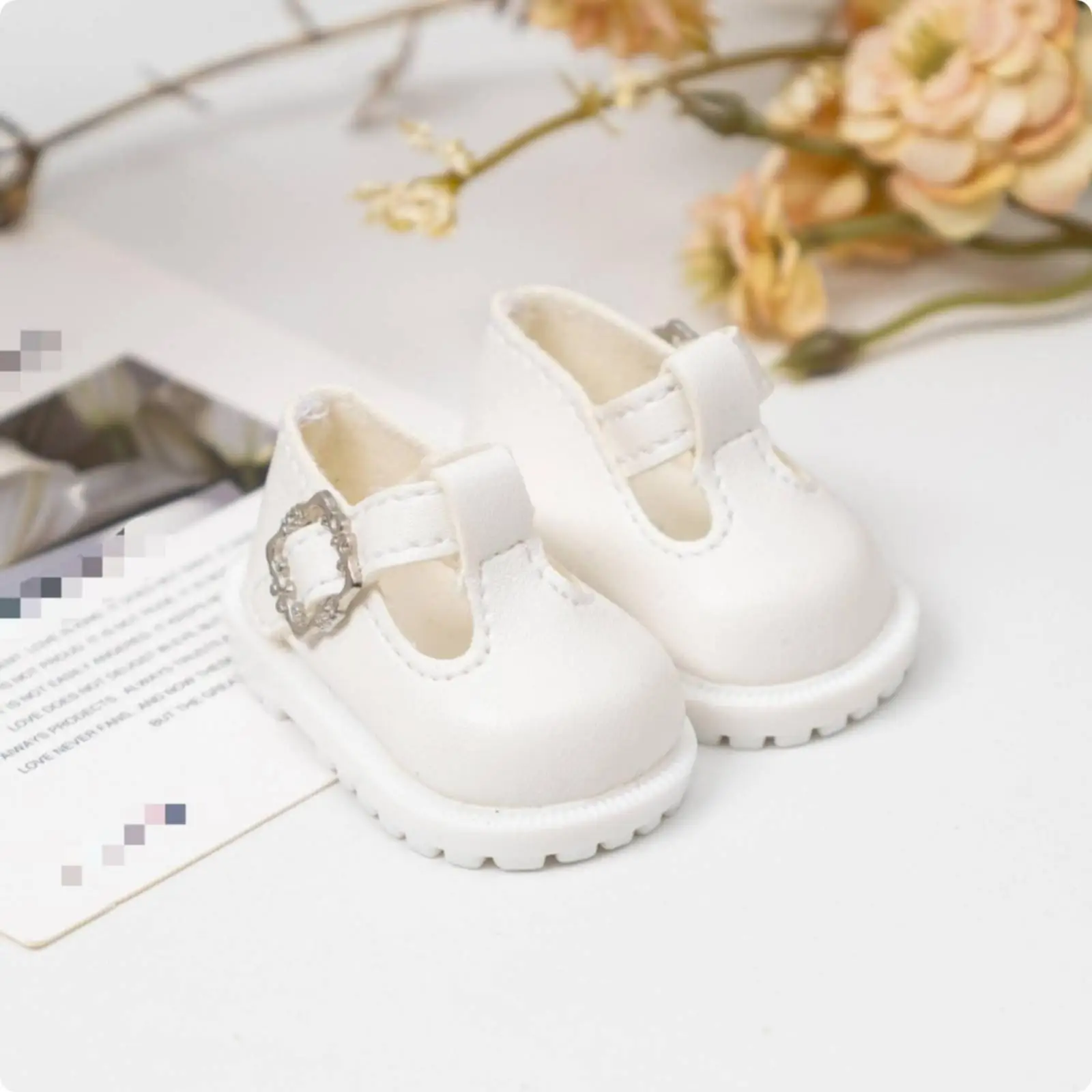 Doll Shoes with Strap Classic Doll Shoes Footwear Elegant Dressy for Hobbyists