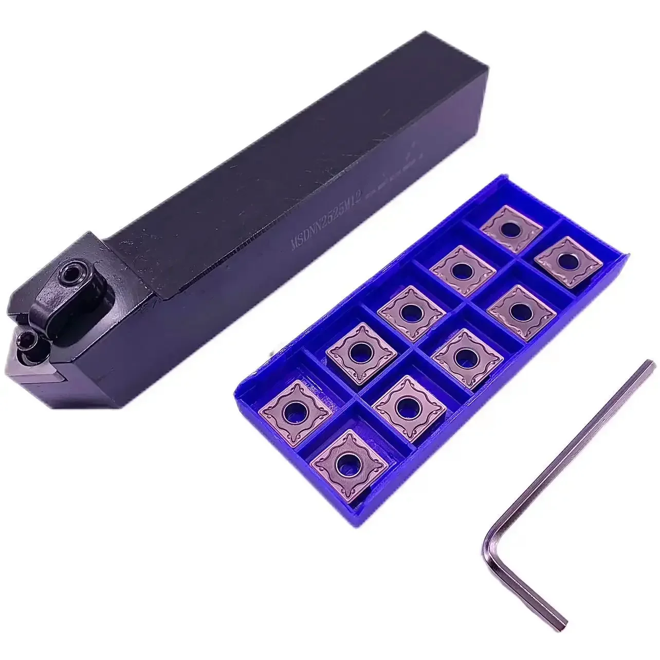 MSDNN2525M12 for SNMG120404 SNMG120408 SNMG120412 SNMG120416 Carbide Inserts External Turning Lathe Tool Set Stainless Steel