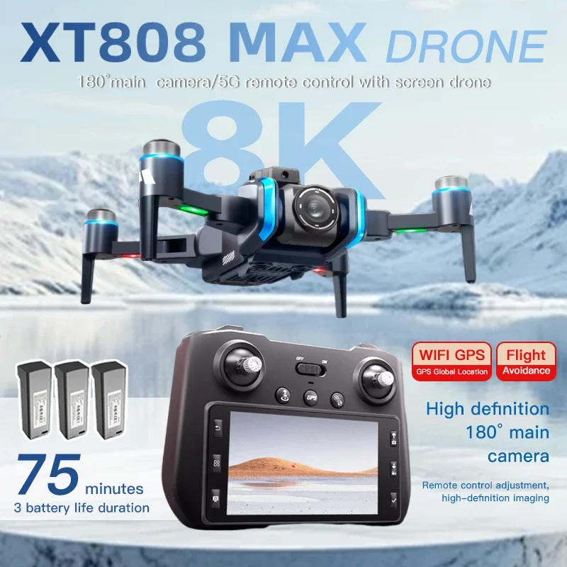 XT808 Gps Drone Pro… - image