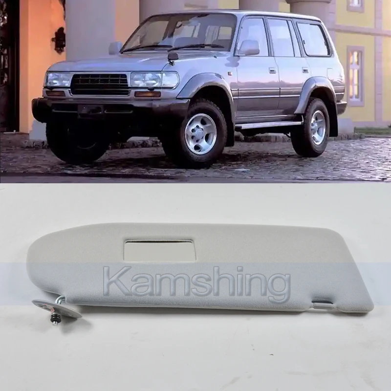 Kamshing Car Inside Sunvisor For Toyota Land Cruiser LC80 FZJ80 Sun Shield Front Sunshade Sun Visor