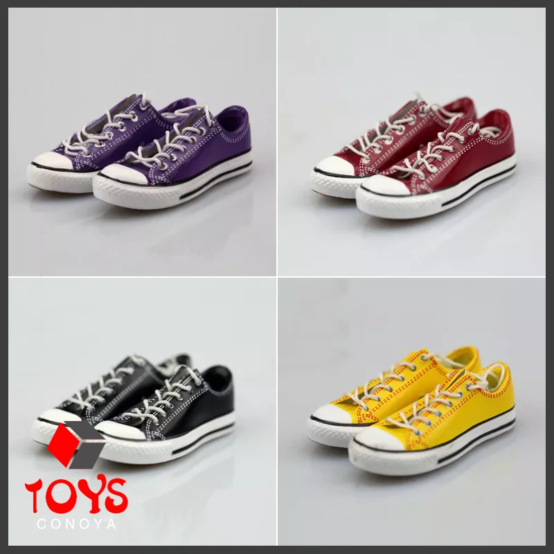 In Stock ZYTOYS ZY1002 1/6 Scale Sneaker Canvas Shoes Inside Empty Accessories Fit 12