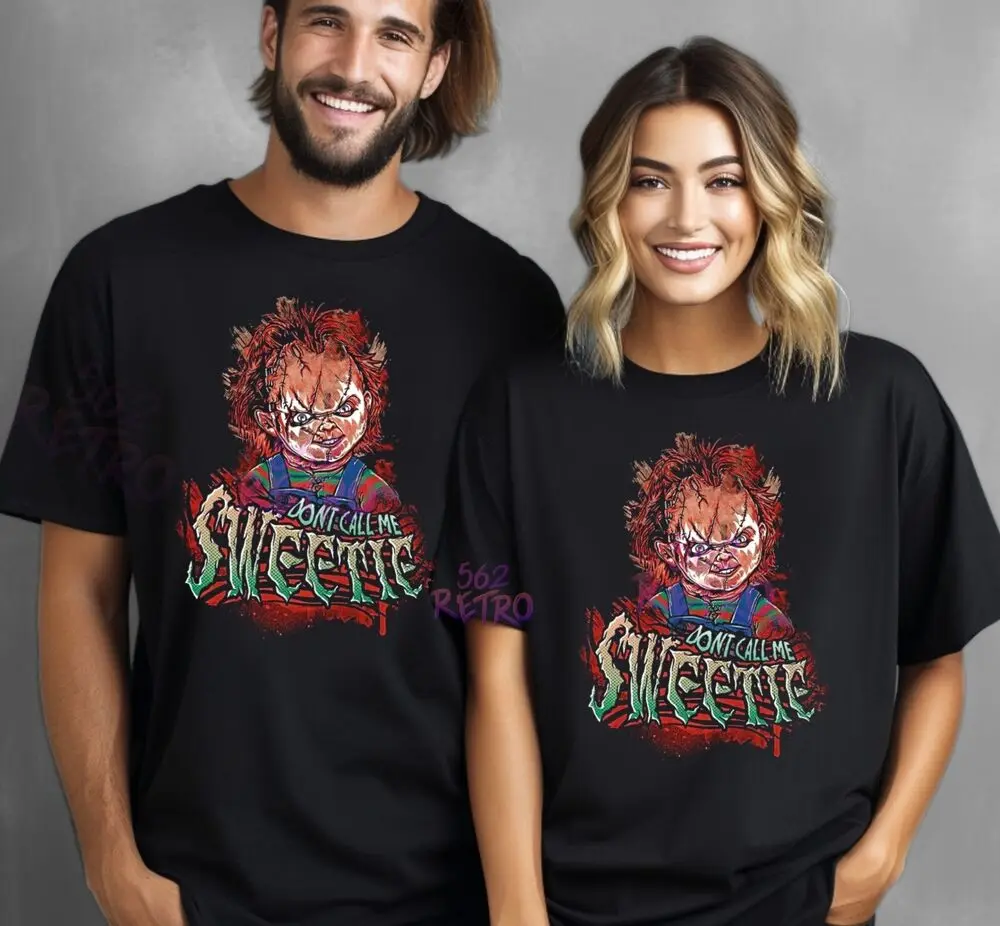 Chucky Don't Call Me Sweetie Horror Movie T-Shirt Black S-3XL