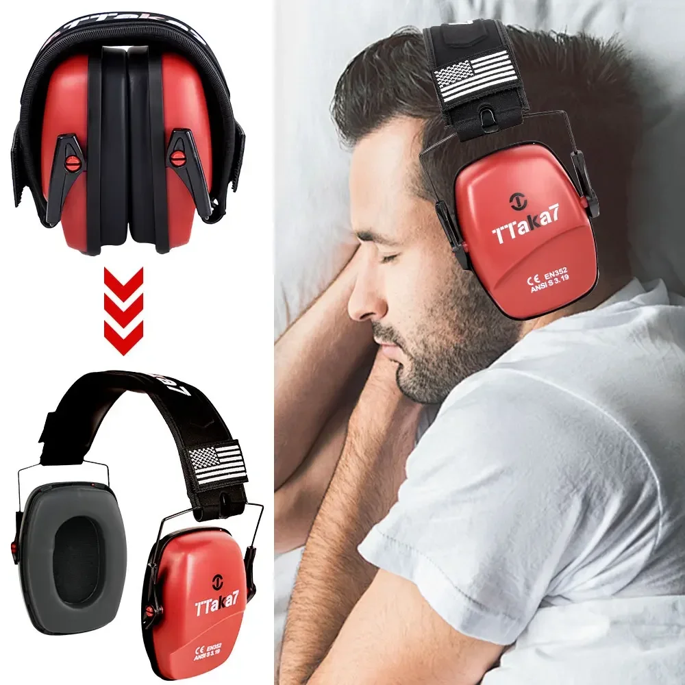 طوي الحد من الضوضاء واقي أذن غطاء للأذنين لاطلاق النار الصيد حماية السمع عازلة للصوت اطلاق النار غطاء للأذنين التكتيكية