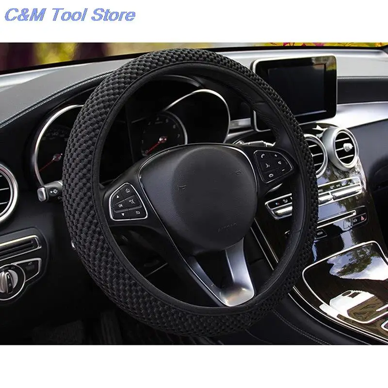 6 Colors Car Steering Wheel Cover Breathability Skidproof Auto Covers Decor Fabric Durable Car Styling