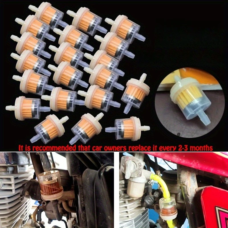 20/10/5pcs Universal Professional Oil Fuel Filter For Motorcycle Moped Scooter Dirt Bike ATV Accessory Replacement