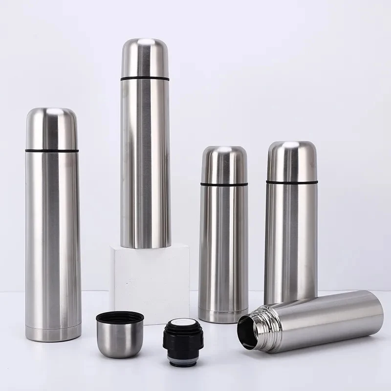 1개 750/1000ML 스테인리스 스틸 304 진공 보온병 보온&보냉 기능 휴대용 보온병 텀블러