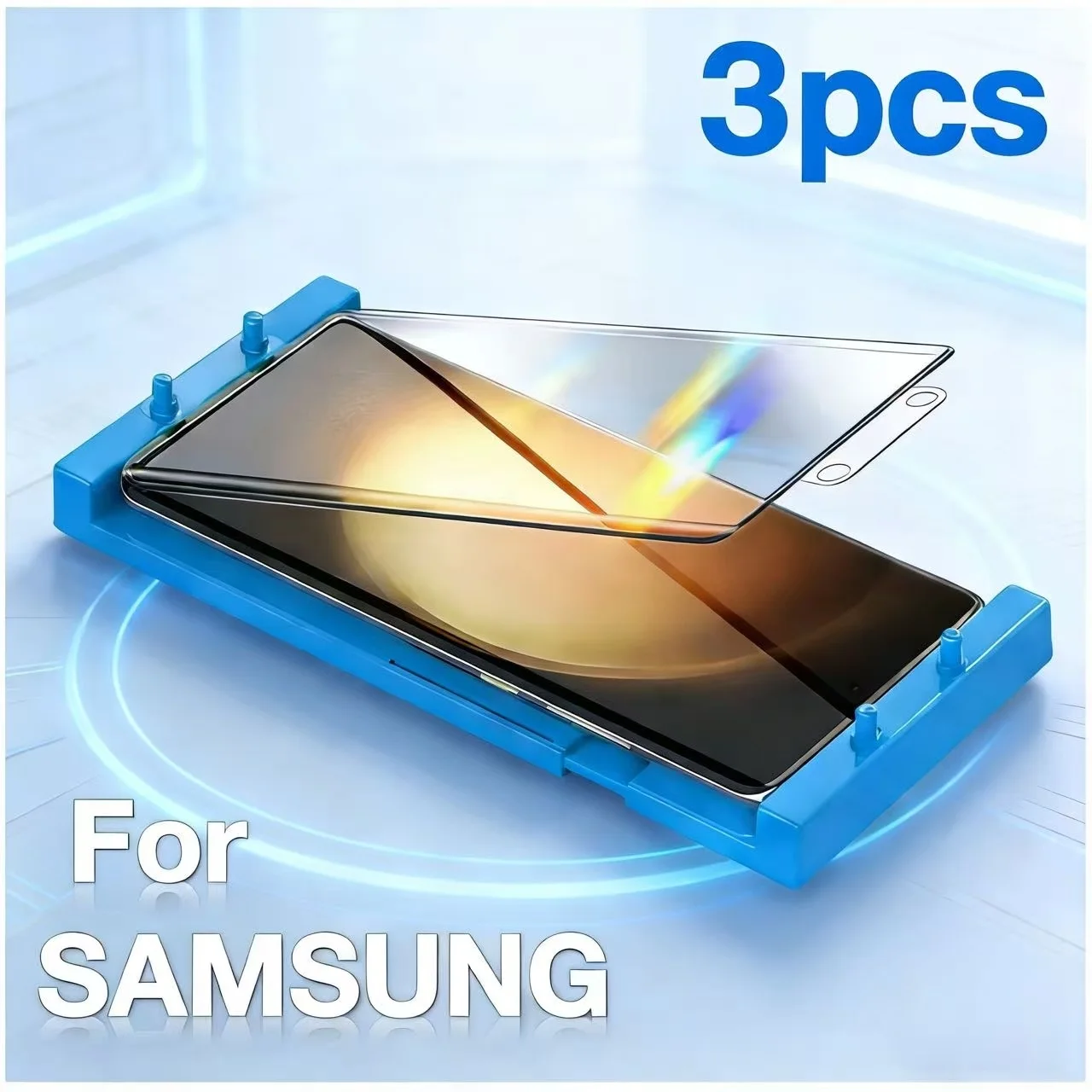 

3Pcs Ceramic Hydrogel Film For Samsung Galaxy S24 S23 Ultra S22 S21 S20 S10 S9 S8+Note 8 9 10+ 20 Screen Protector Install Kit