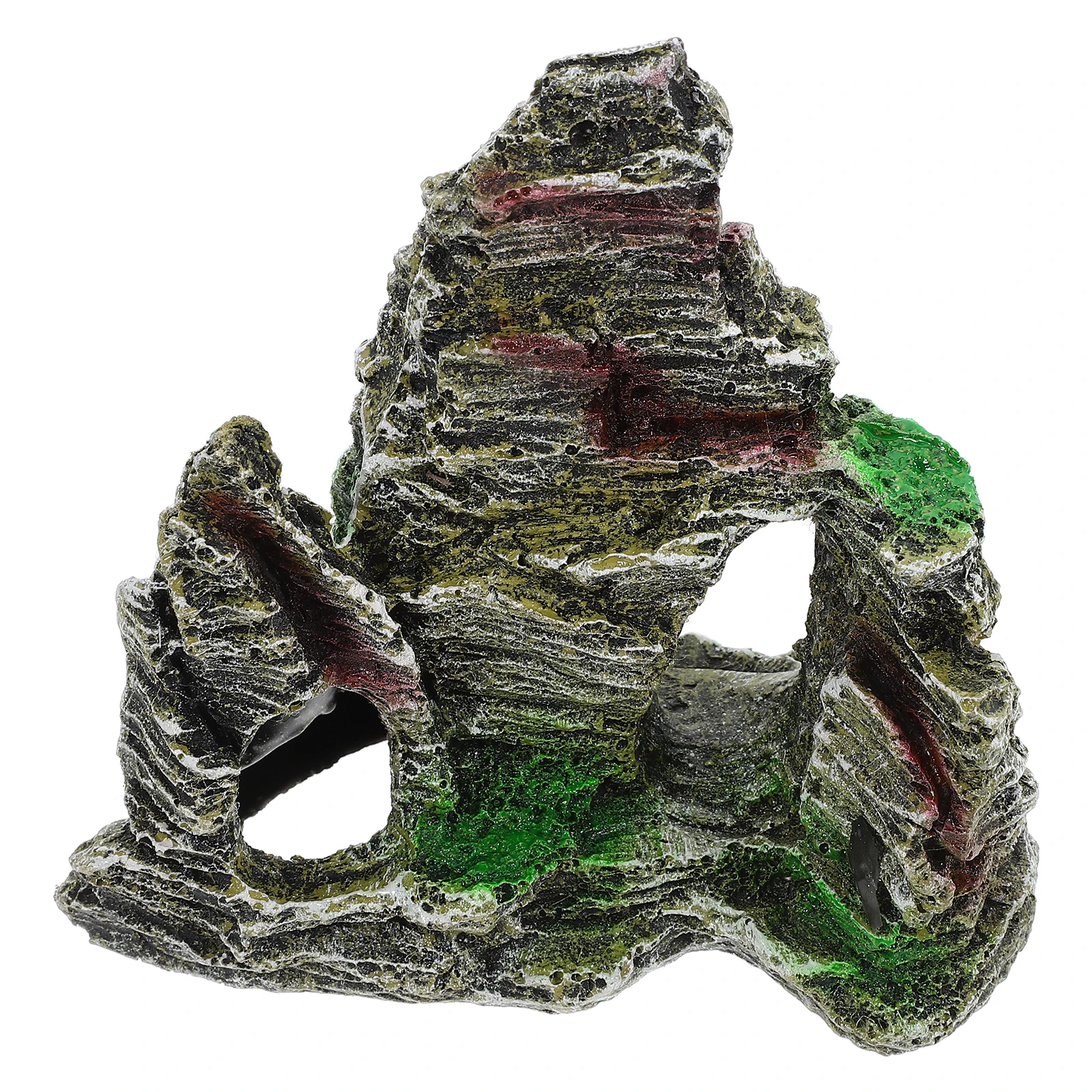 

Fish Tank Hiding Stone Aquarium Landscape Rock Resin Cave Decoration Artificial Aquarium Rock for Terrarium