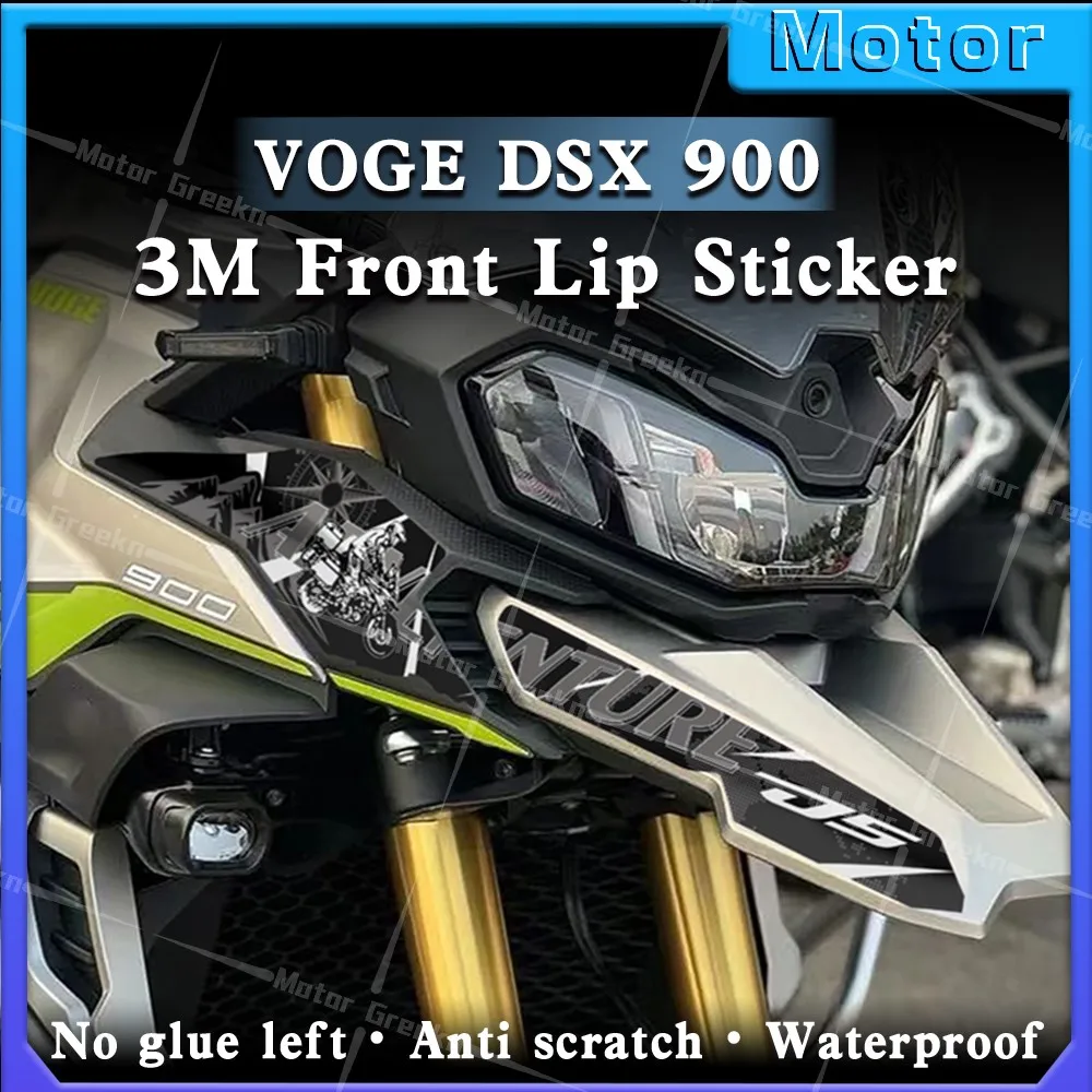 Motorcycle Head Front Lip Sticker Motocross Protection Decals Accessories For VOGE Valico DS900X DS 900X DSX 900 ds 900 x 900dsx