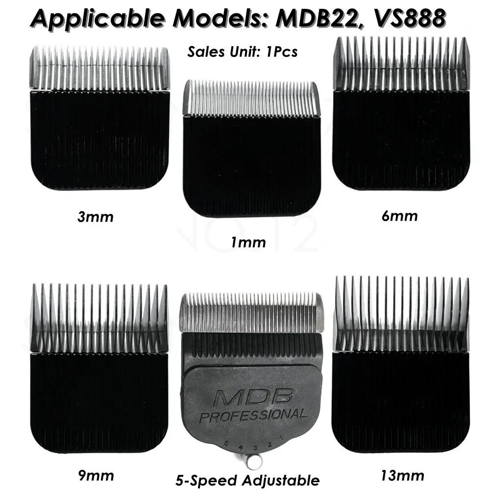 

1 шт. оригинальное лезвие для стрижки домашних животных 3/6/9/13 мм керамическая режущая головка для AOBO VS888 MDB22 триммер для кошек и собак Professional T