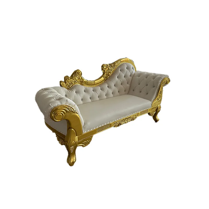 

Solid wood chaise longue living room lazy lounge chair hotel clubhouse KTV image chair Wedding sofa