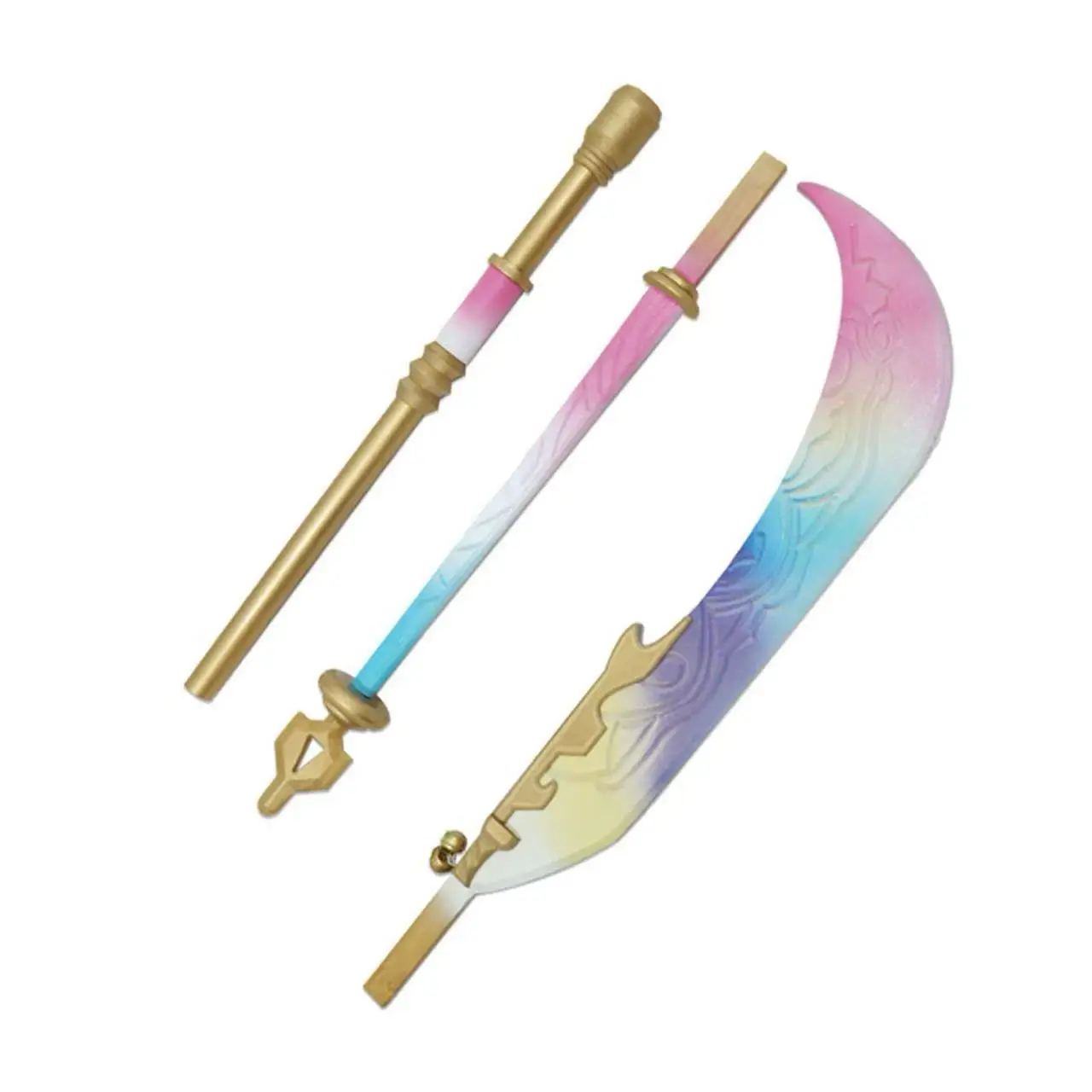 Anime KPOP chasseurs de démons Rumi Parrucca Cosplay armes accessoires modèle Halloween noël fantaisie fête accessoires de déguisement