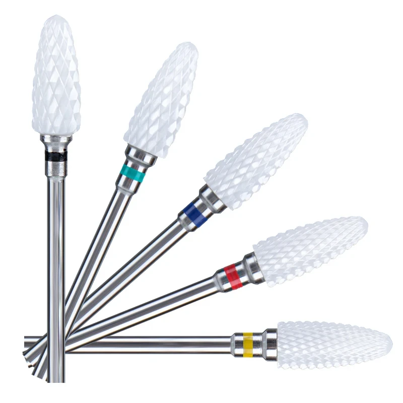 قاطع طحن سيراميك لتقليم الأظافر ، مثقاب الأظافر ، مبرد أظافر كهربائي ، بتات طحن ، قاطع مطحنة ، أدوات إكسسوارات تزيين الأظافر لدغ #3