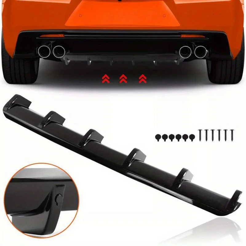

36 Inch Rear Diffuser，Aerodynamic accessories enhance vehicle stability, ideal universal decoration for car rear bumper spoiler