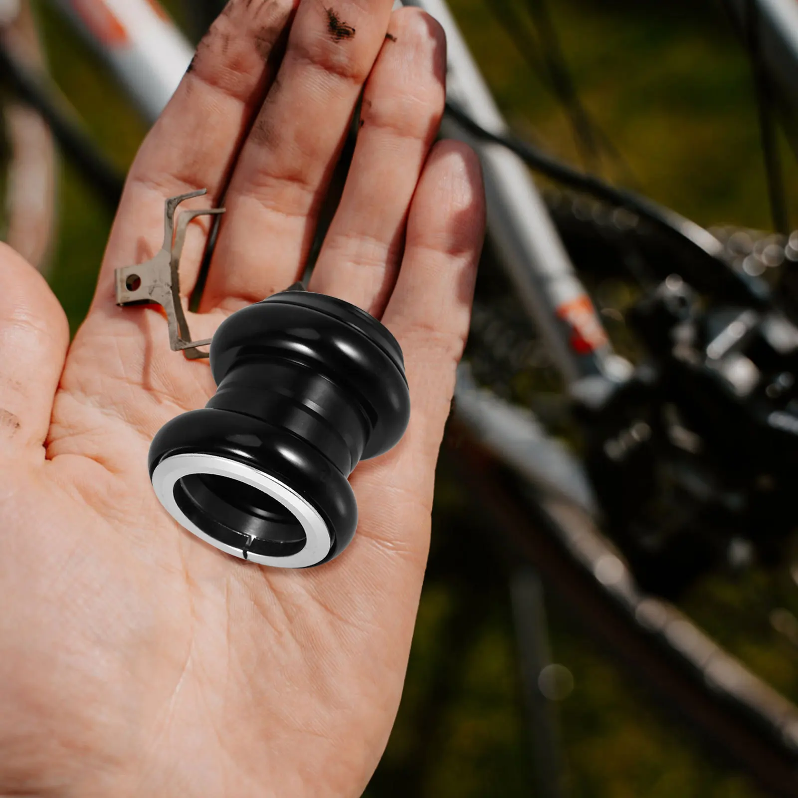 Precision Bike Headset 34mm Aluminium Alloy Stable Support for Road Mountain Bikes Bicycle Parts Bike Front Fork Headset