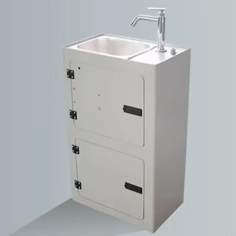 Aluminum Drinking Water Tank with Wash Basin for Campervan Conversion Kit Mobile Home Plumbing System Compact Design Durable