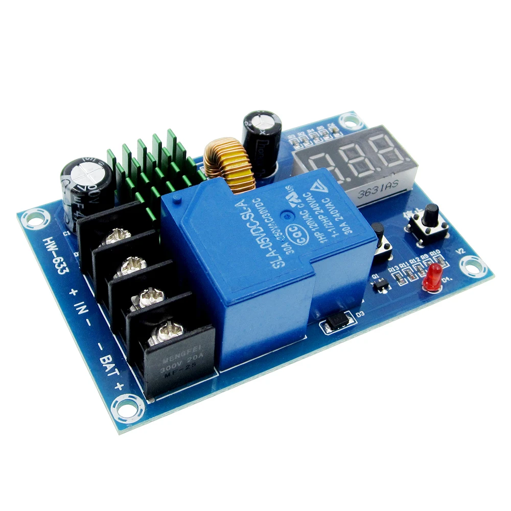 1PCS XH-M604 Battery Charger Control Module DC 6-60V Storage Lithium Battery Charging Control Switch Protection Board