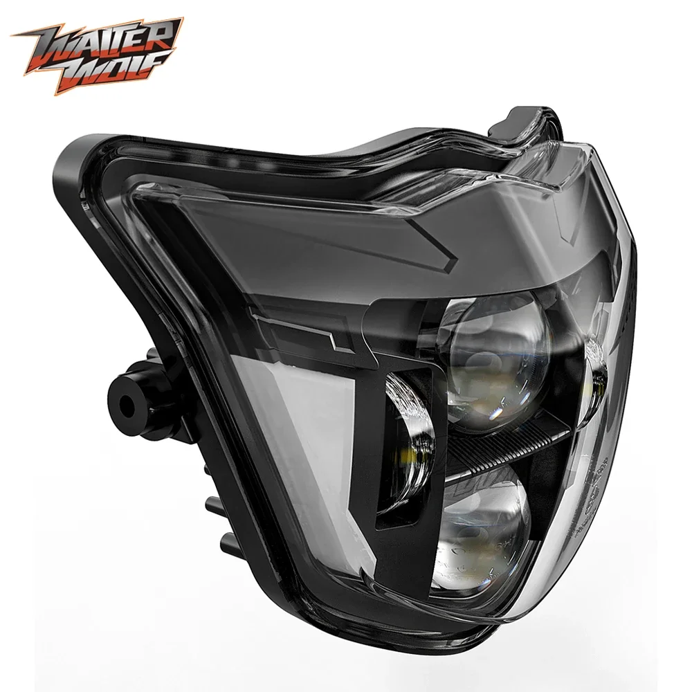 WR450F WR250F LED Headlight Assembly For YAMAHA WR TTR YZ XT 125 250 400 450 R/F MX Enduro Head Light Lamp E-mark Dirt Bike Lamp