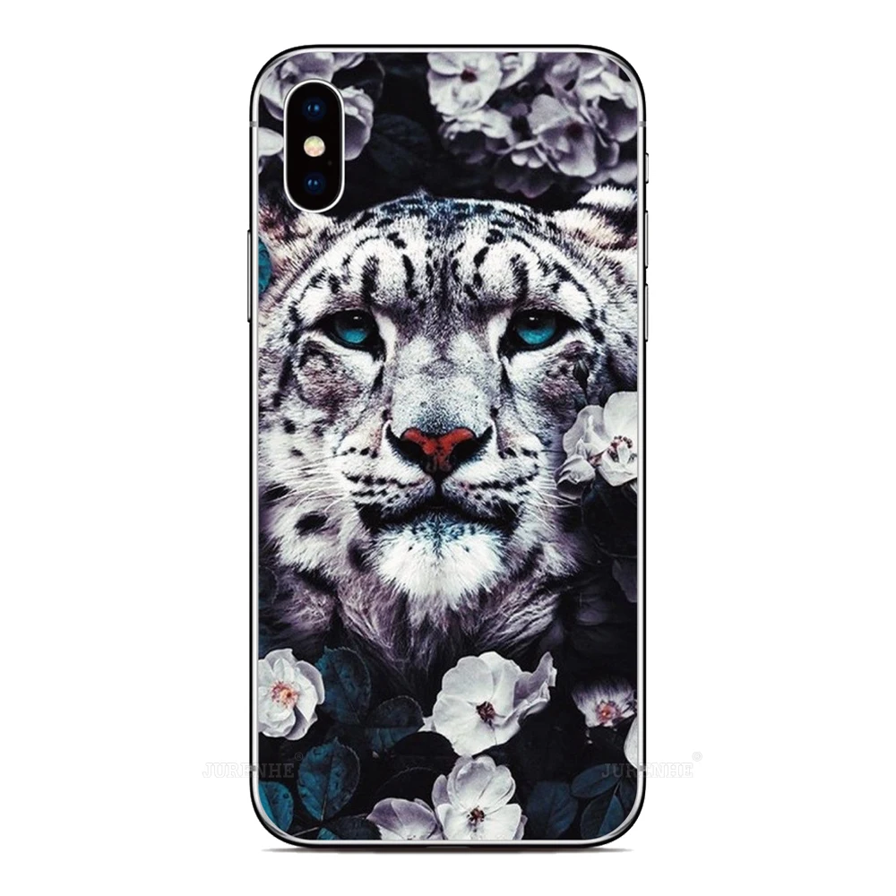 Tiger Wolf Animal Phone Case For ZTE Blade A55 A35 Core A75 A54 A34 A73 V50 Smart V60 Design V30 V40 Vita Axon 60 50 Lite Cover image 2