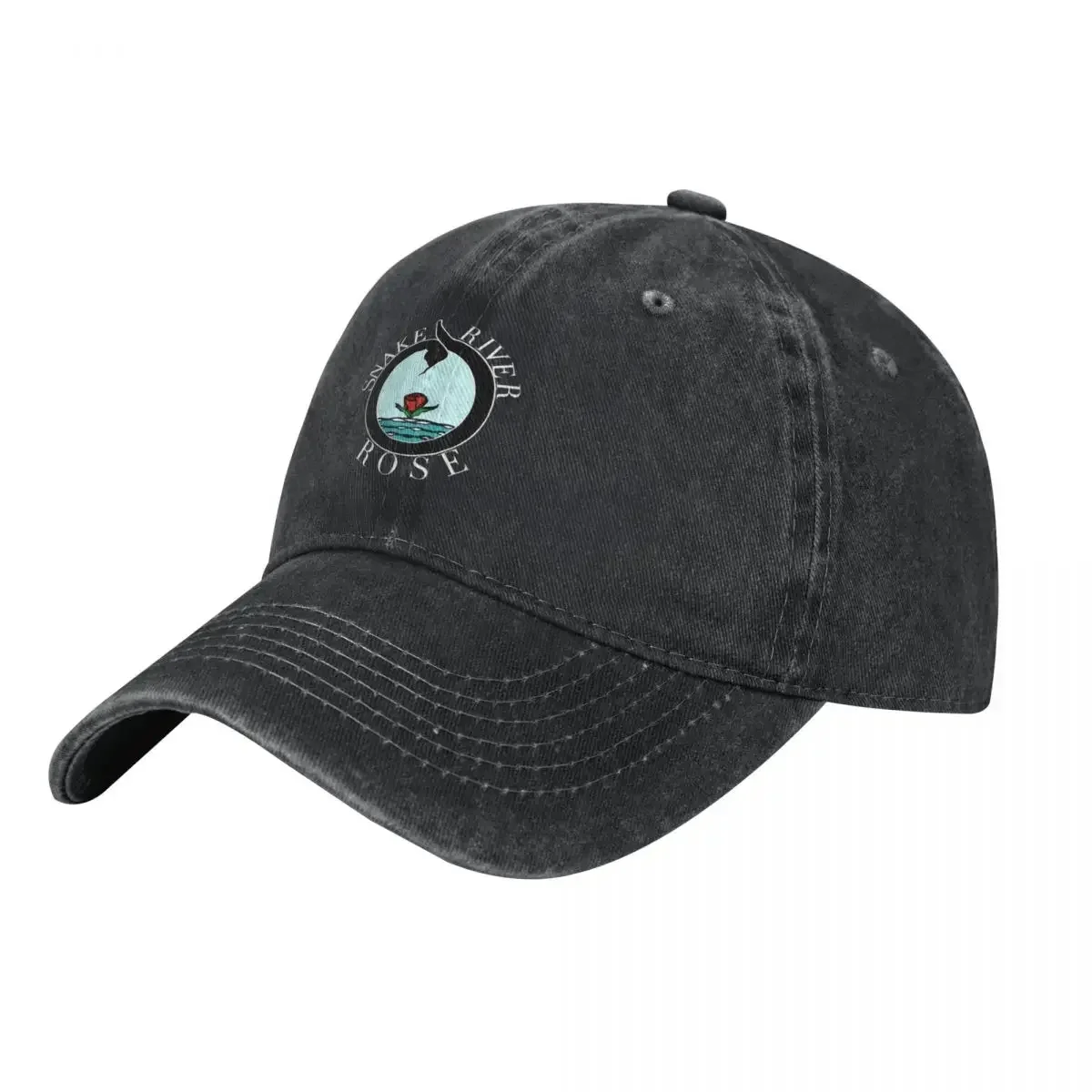 Snake River Rose Baseball Cap tea Hat Uv Protection Solar Hat Big Size Hat Mens Caps Women's